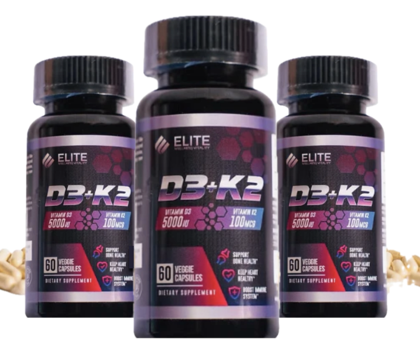 Elite Wellness D3+K2 Vitamin 2-PACK | BUNDLE & SAVE